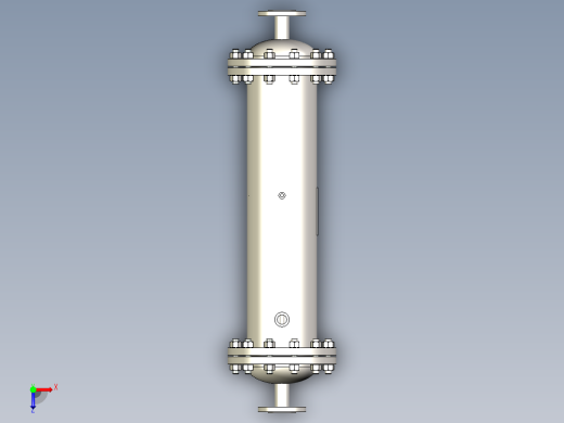 气体冷却器 219x900-DN40俯视缩略图