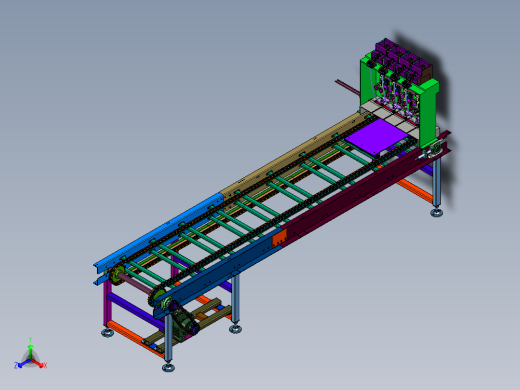 墙上挂衣架组装打螺栓产线
