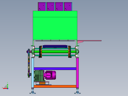 墙上挂衣架组装打螺栓产线后视缩略图