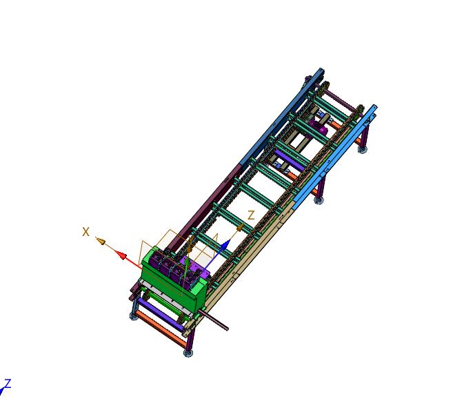 墙上挂衣架组装打螺栓产线