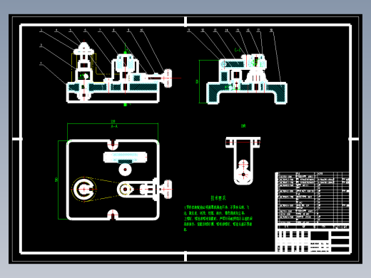 摆架的钻φ15孔夹具设计及加工工艺装备规程含非标5张CAD图