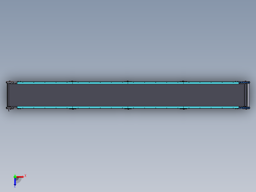 ERUU带式输送机 STP俯视图