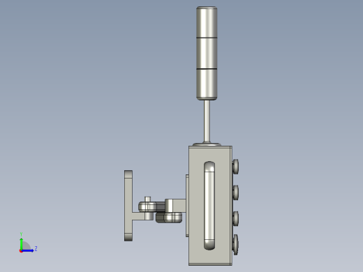 触摸屏操作控制箱左视缩略图