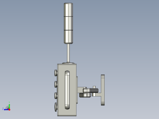 触摸屏操作控制箱右视缩略图