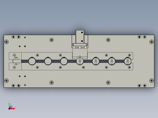 充电宝内部锂电池自动焊接设备设计-02送夹料机构负极-V1前视缩略图