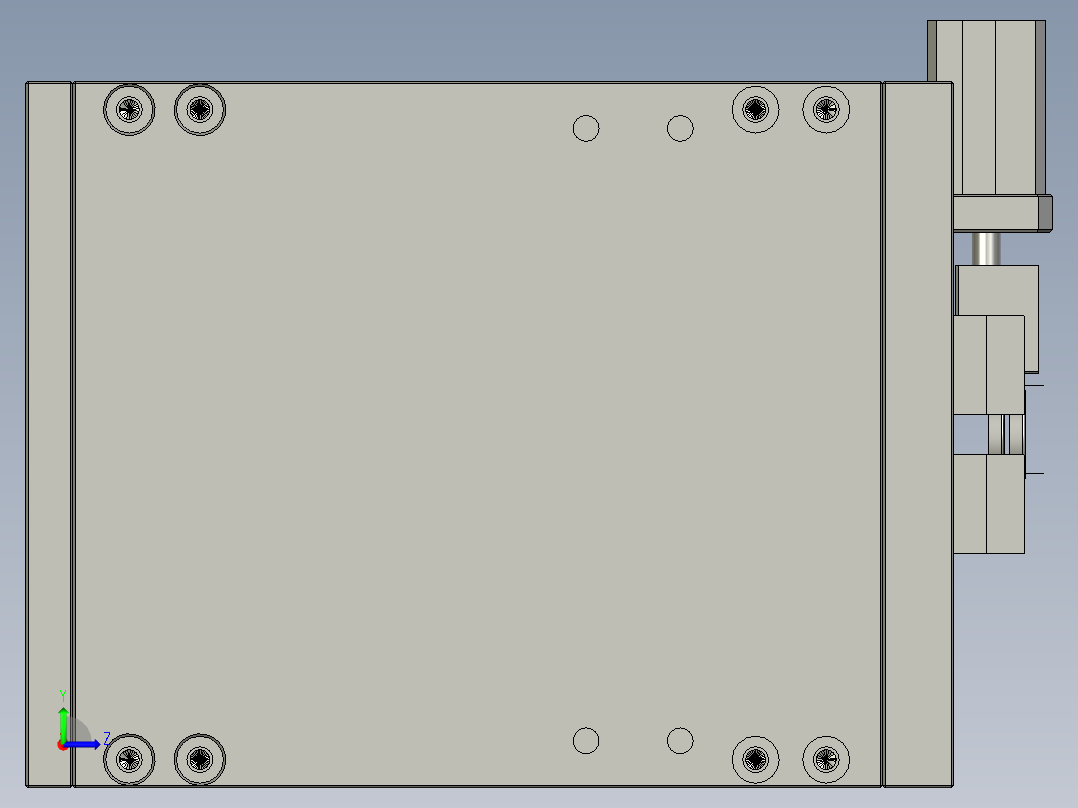 充电宝内部锂电池自动焊接设备设计-02送夹料机构负极-V1左视图