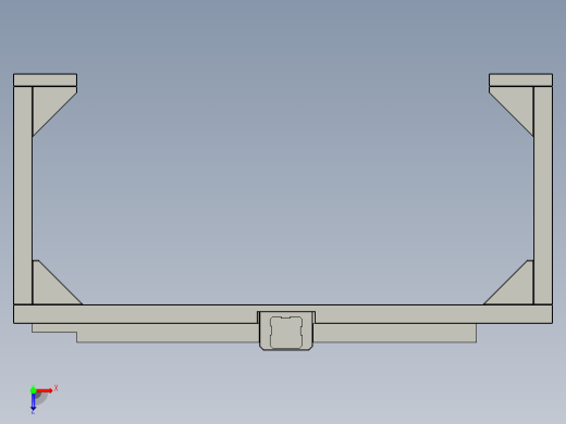 充电宝内部锂电池自动焊接设备设计-02送夹料机构负极-V1俯视缩略图