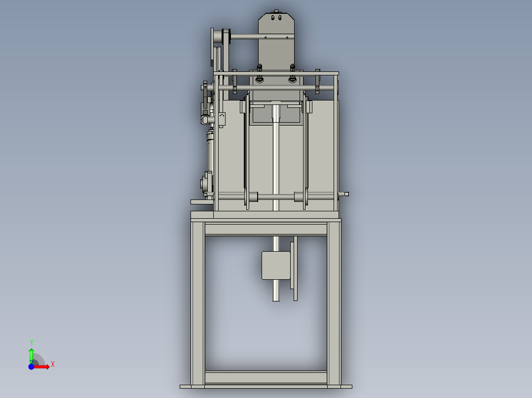包装袋供料机--1前视图