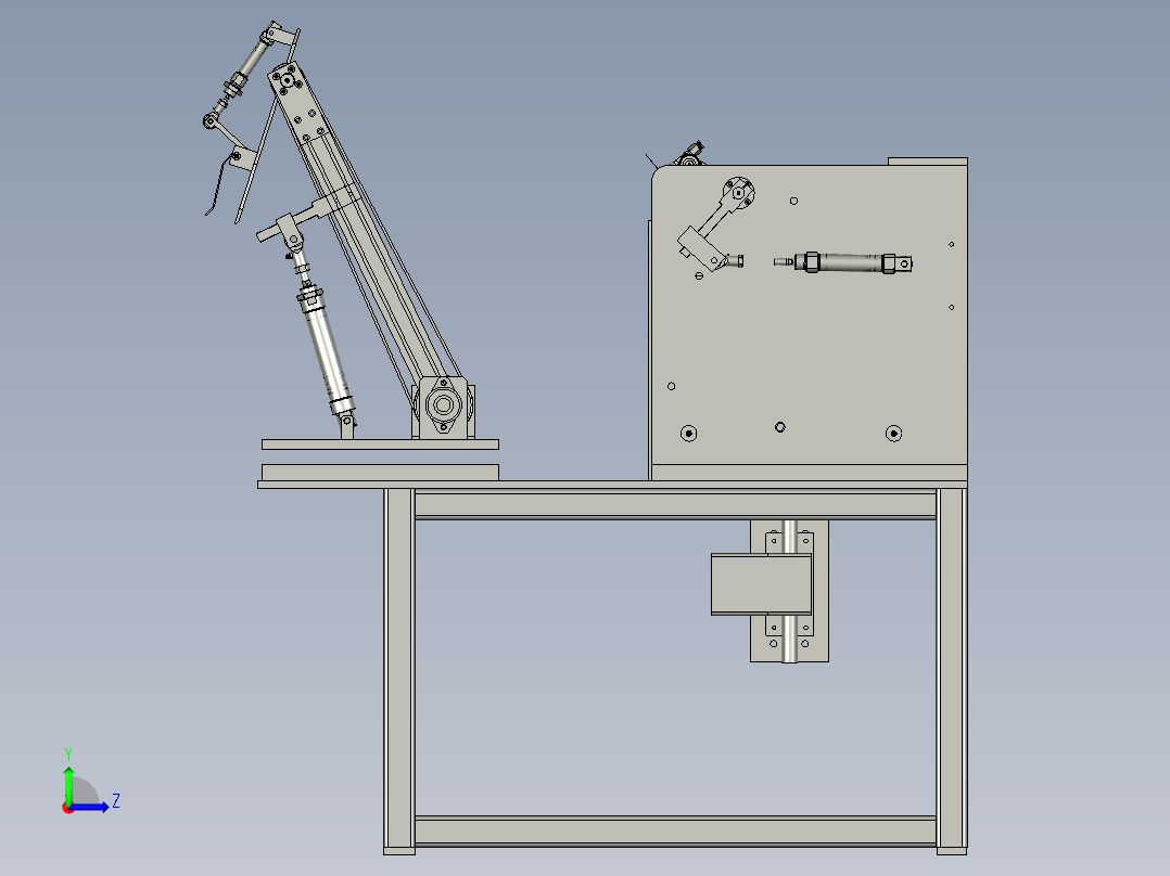 包装袋供料机--1左视图