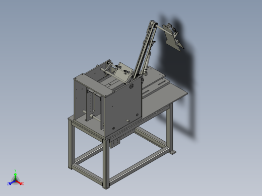 包装袋供料机--1正等轴测缩略图