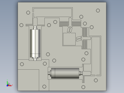 微动平台装配前视缩略图