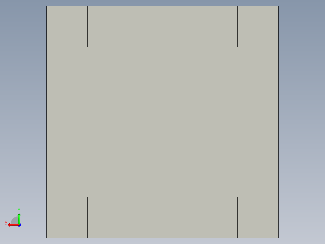 微动平台装配后视图