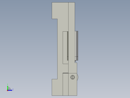 微动平台装配左视缩略图