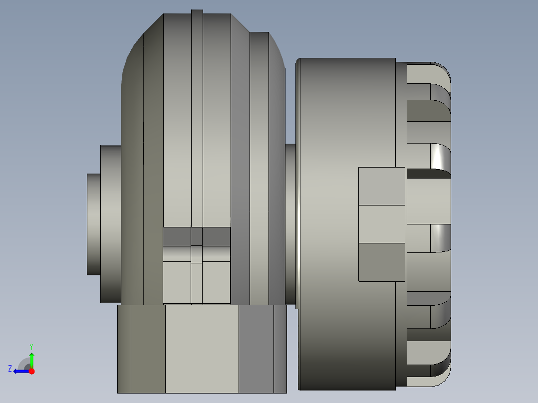塑胶件自动加螺纹设备设计-DSR-25-180-P_1右视图
