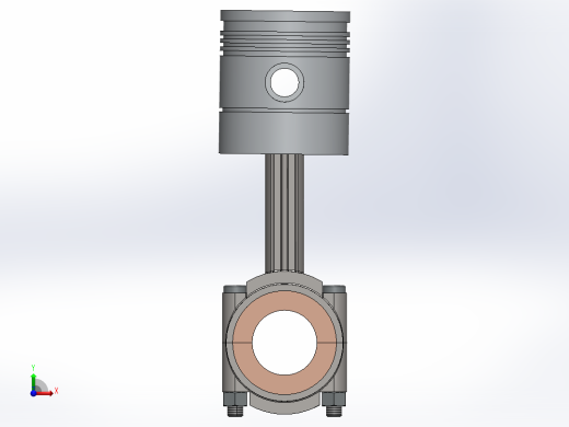 活塞和连杆组件前视缩略图