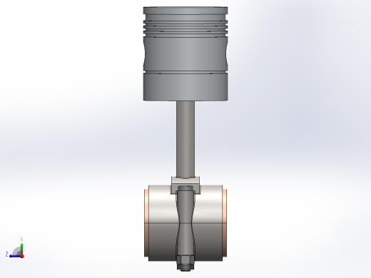 活塞和连杆组件右视缩略图