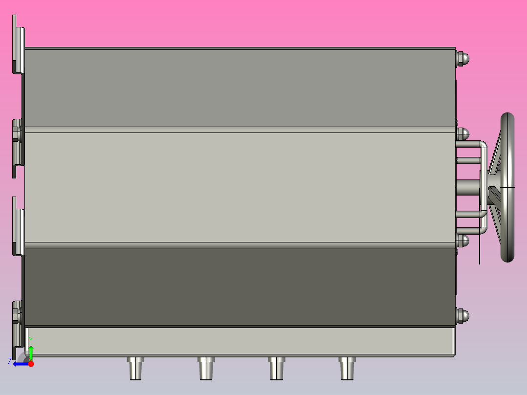 TSGC2J-20接触调压器三维模型202011右视图