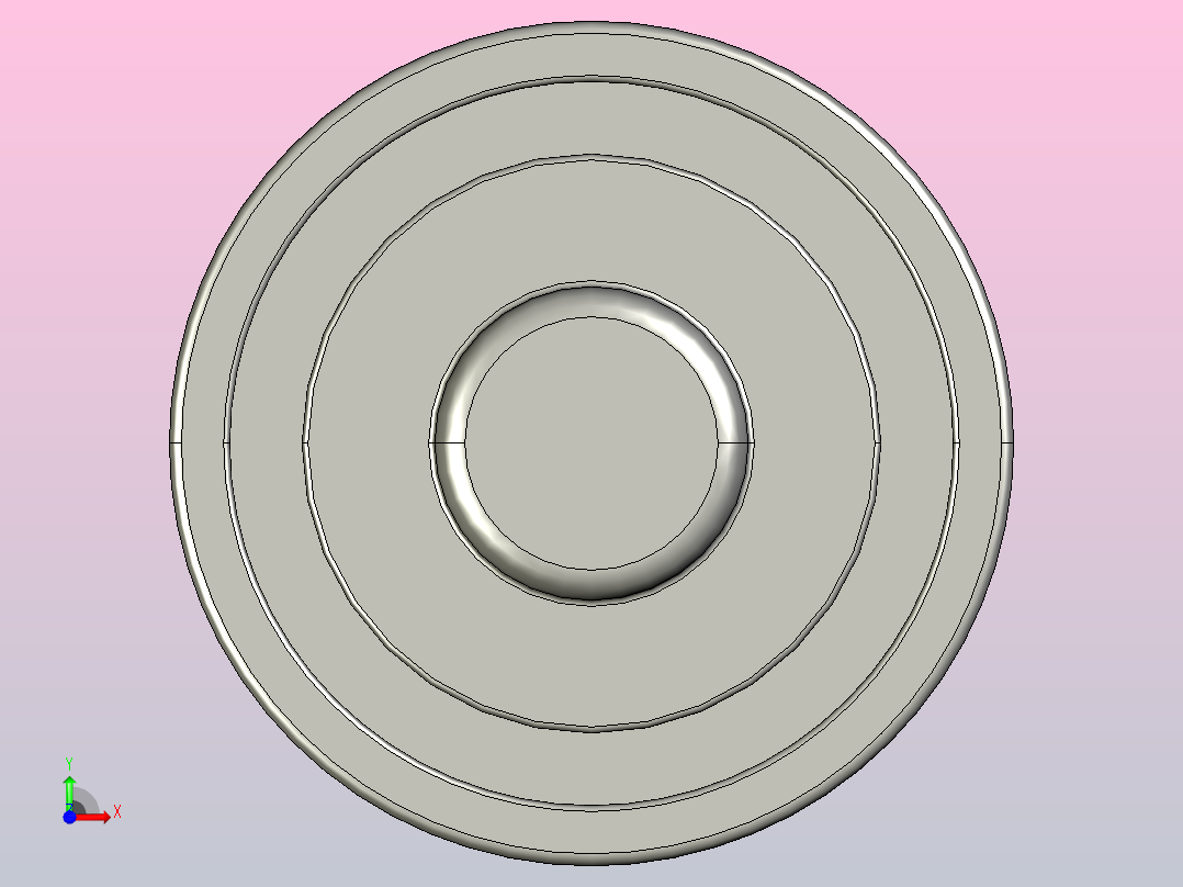 AA-LR6 电池模型设计前视图