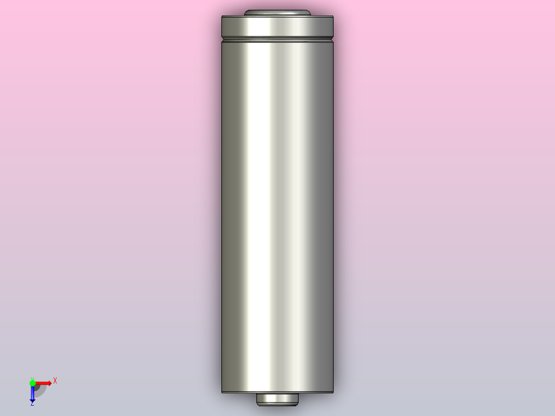 AA-LR6 电池模型设计俯视图