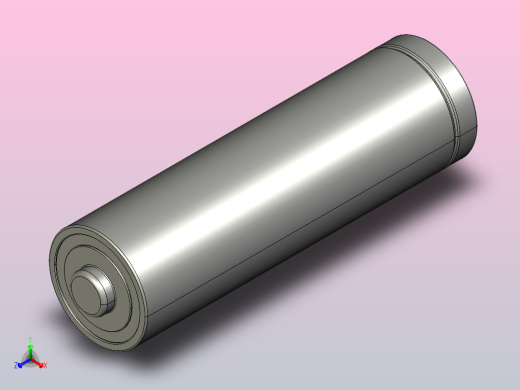 AA-LR6 电池模型设计正等轴测缩略图