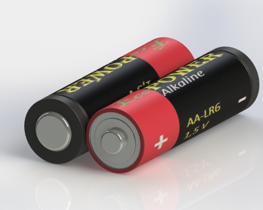 AA-LR6 电池模型设计缩略图