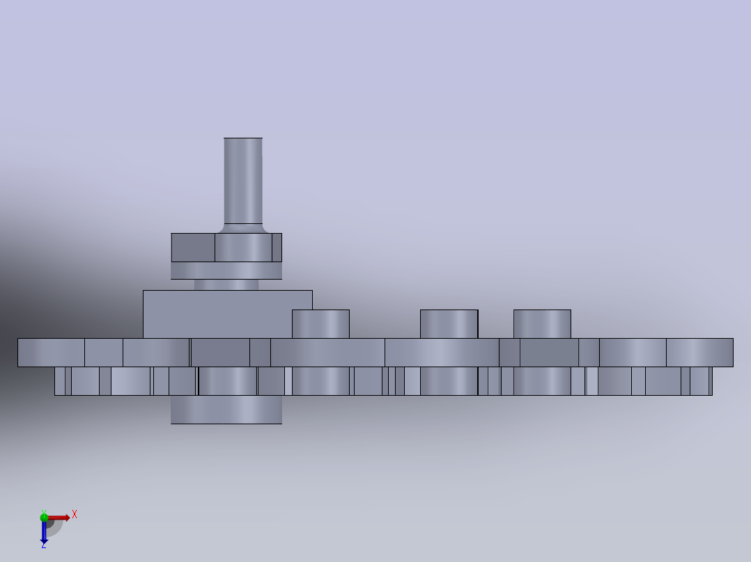 手动控制夹具俯视图