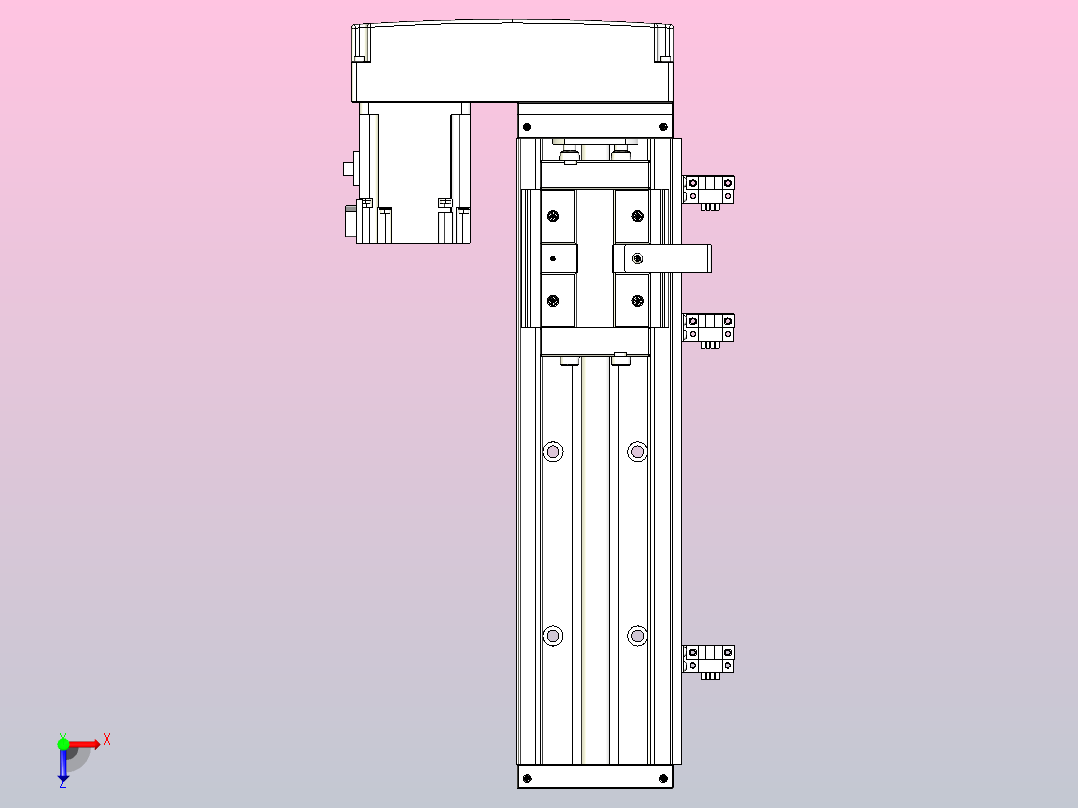 钢基模组TPA-KSR-8610C-340A1-ML-H0S1俯视图