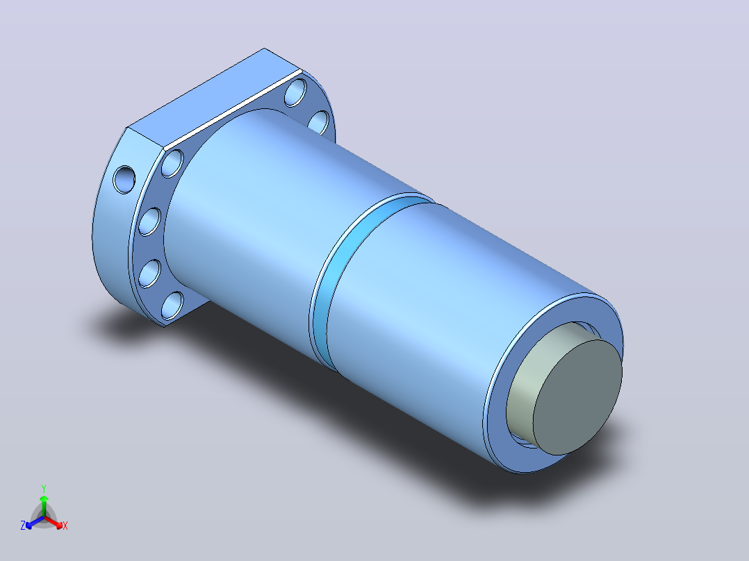 FDUD-4010-T4直线轴承主视图