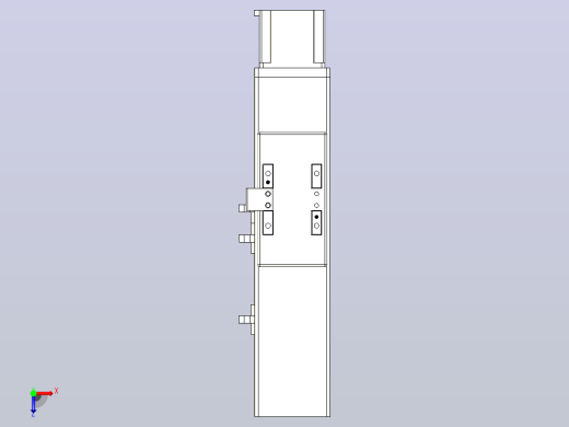 MTH6M标准螺杆滑台[MTH6M-L#-100-BC-57M-C3]俯视缩略图