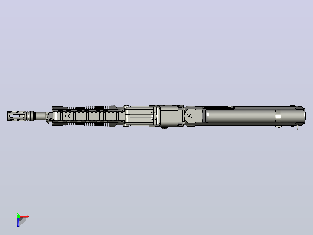 T97战术板建模模型俯视图
