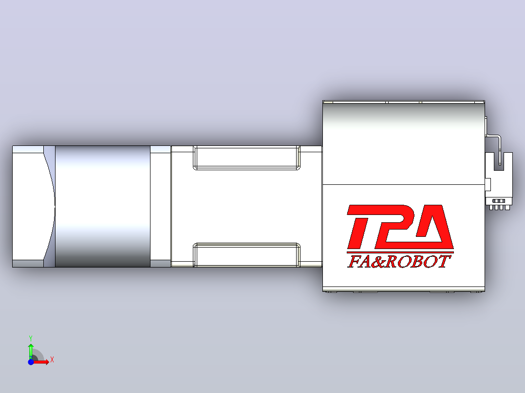 带式直线轴半闭式TPA-ONB-80-170-L1950-DL-J60-N3前视图