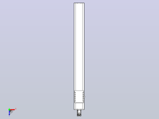 滚珠丝杠直线轴带导轨全封闭TPA-HCR-202D-2510C-L1700-M-C-P75-N3俯视缩略图