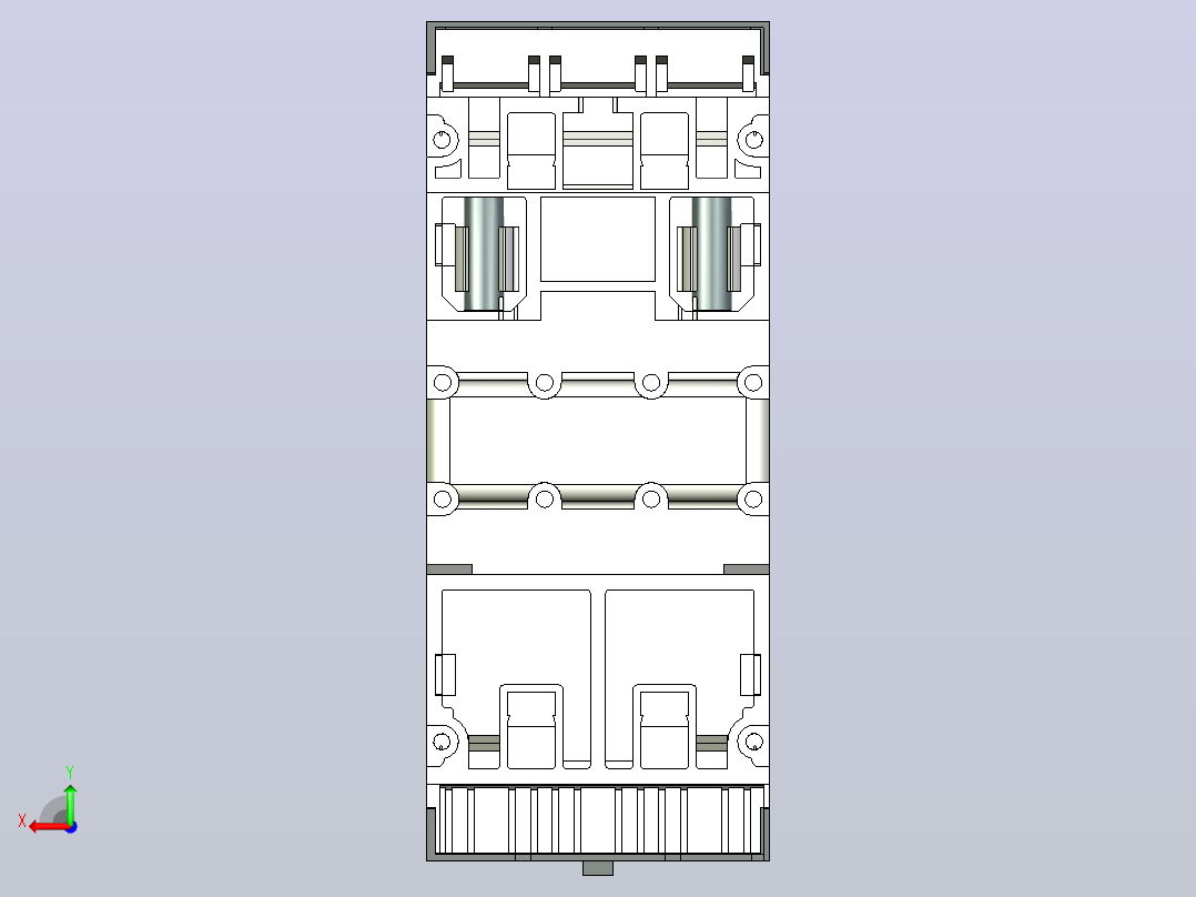 手动电机起动器ABB MS132-K，GE 10 A后视图