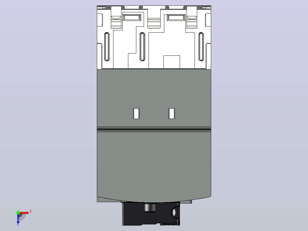 手动电机起动器ABB MS132-K，GE 10 A俯视图
