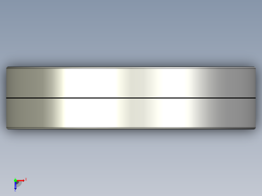 GB-T285_NNUK_W33-1994 滚动轴承圆柱滚子轴承俯视缩略图