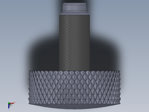 多套GBT 834-GBT840滚花螺钉3D模型Solidworks设计俯视缩略图