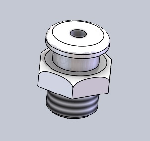 圆头油脂嘴-具有所有配置的Solidworks零件