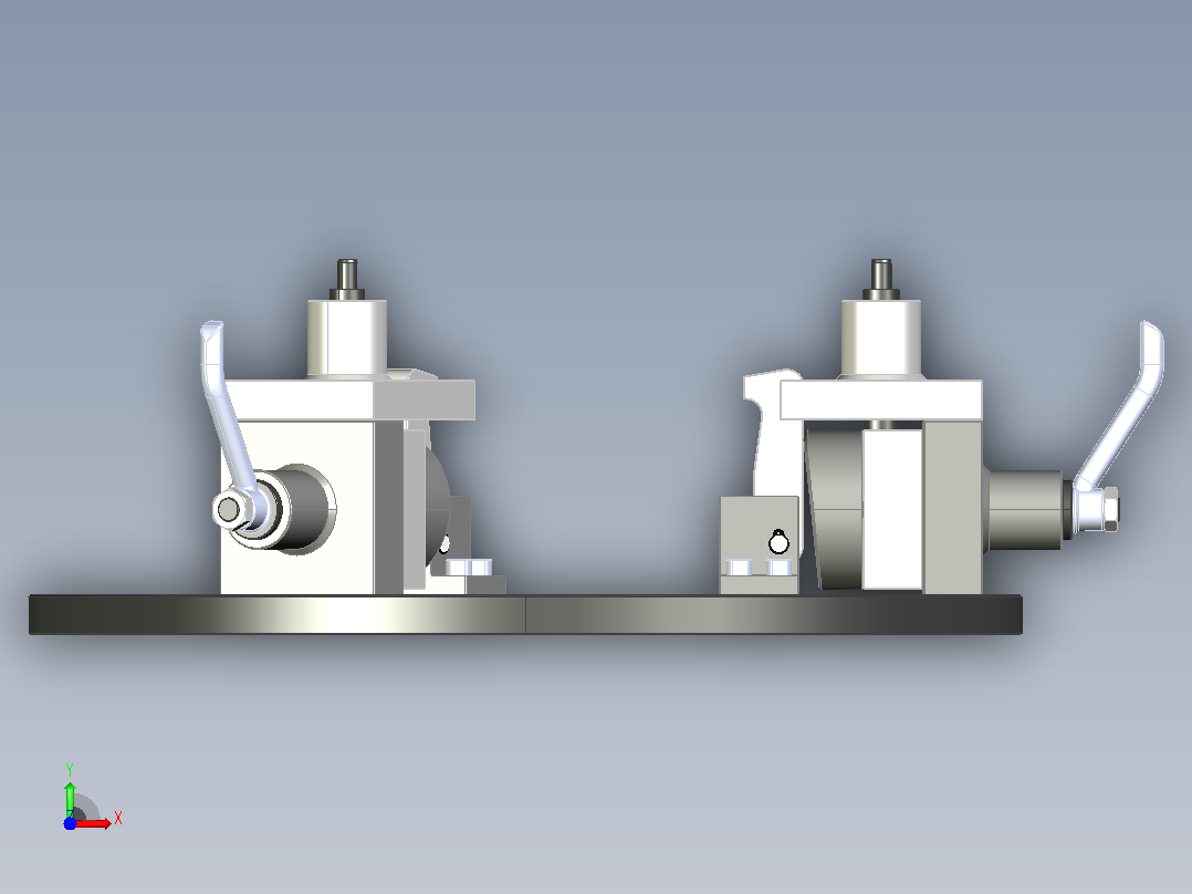 Fixture-516组合式夹紧器工装夹具前视图