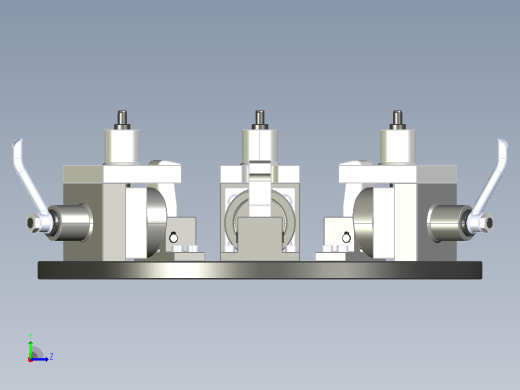 Fixture-516组合式夹紧器工装夹具左视缩略图
