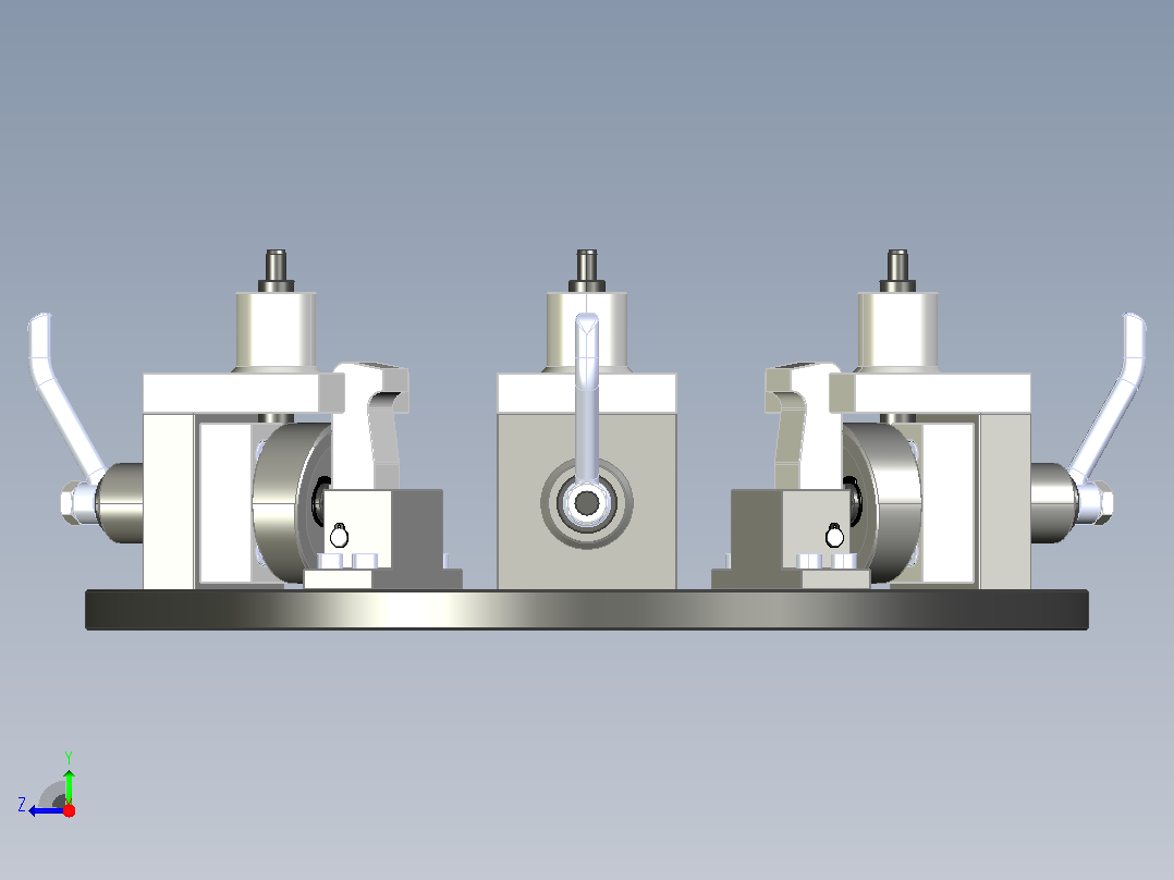Fixture-516组合式夹紧器工装夹具右视图