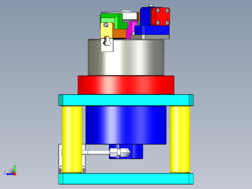 卡盘夹具step右视缩略图