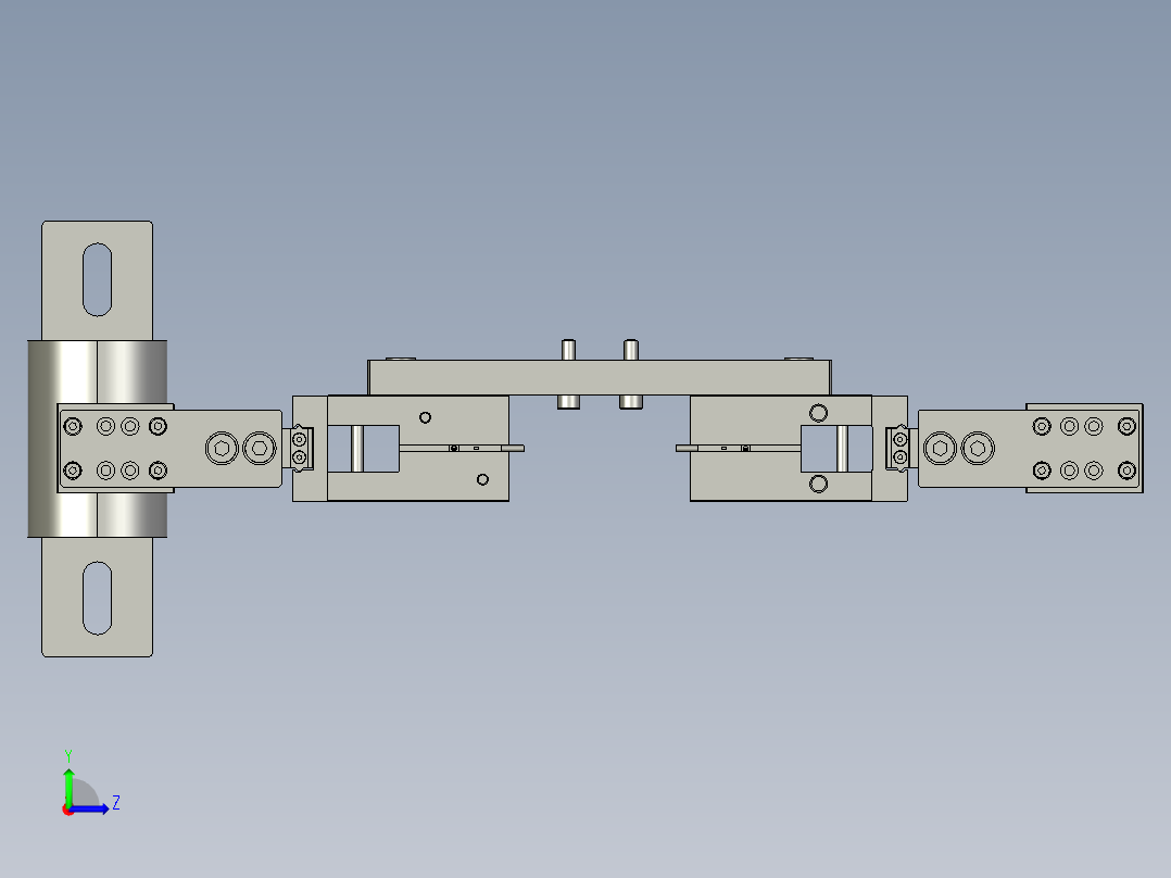 机器人抓手左视图