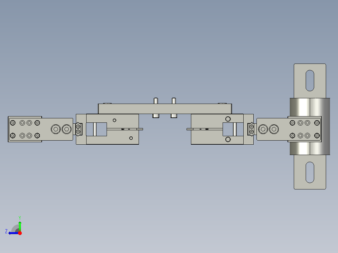 机器人抓手右视图