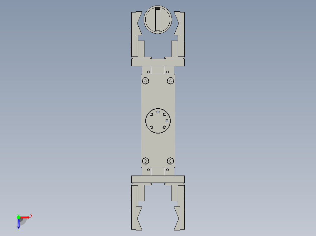 机器人抓手俯视图