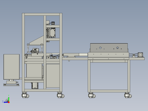 半导体线路板上下料设备stp右视缩略图