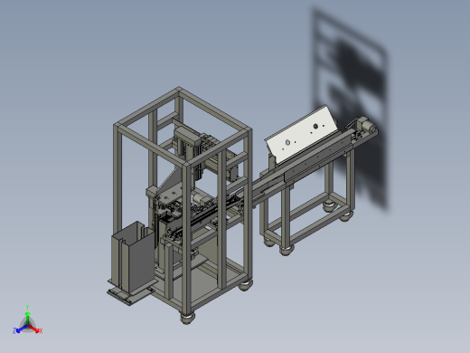 半导体线路板上下料设备stp正等轴测缩略图