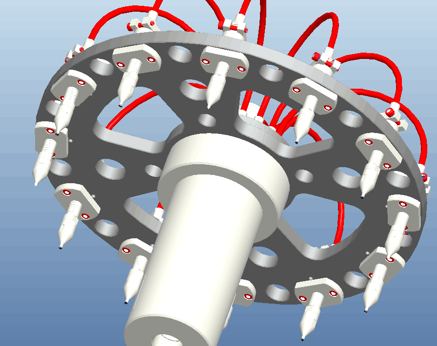 转盘转塔结构图（取料转盘）3D模型