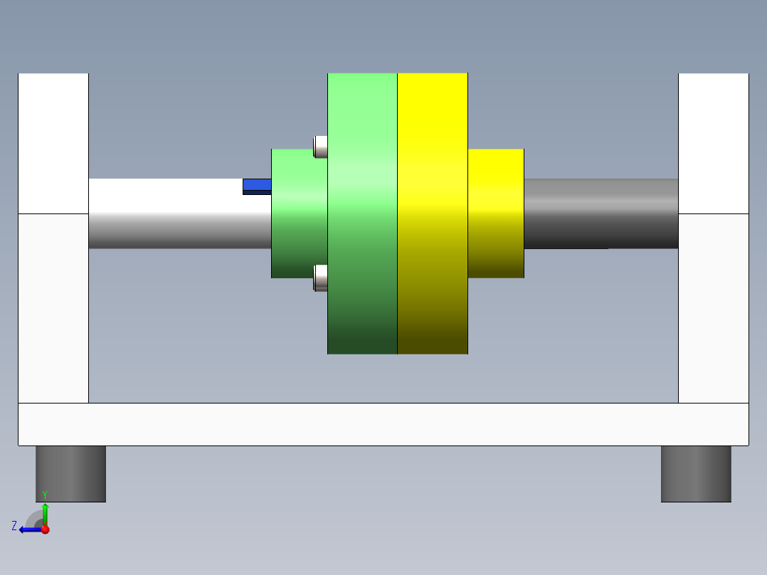 刚性法兰联轴器（SW2016右视图