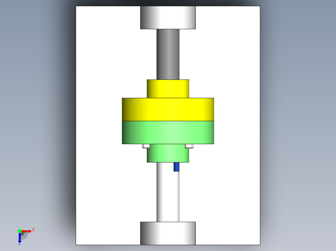 刚性法兰联轴器（SW2016俯视图