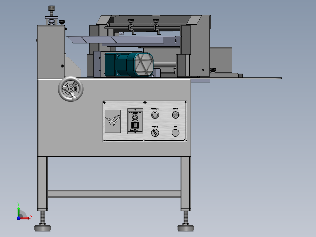 WXQ300G斜切机(新款)前视图